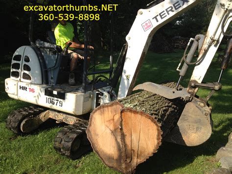 what is a thumb on a mini excavator|fixed thumb for mini excavator.